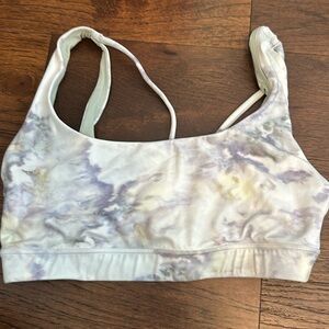 Watercolor Athleta sports bra